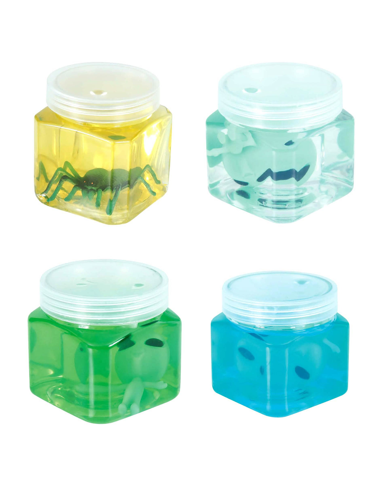 Slime com aranha ou alien para criança multicores assortido