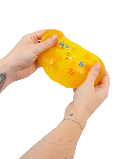 Slime de Mel com abelha