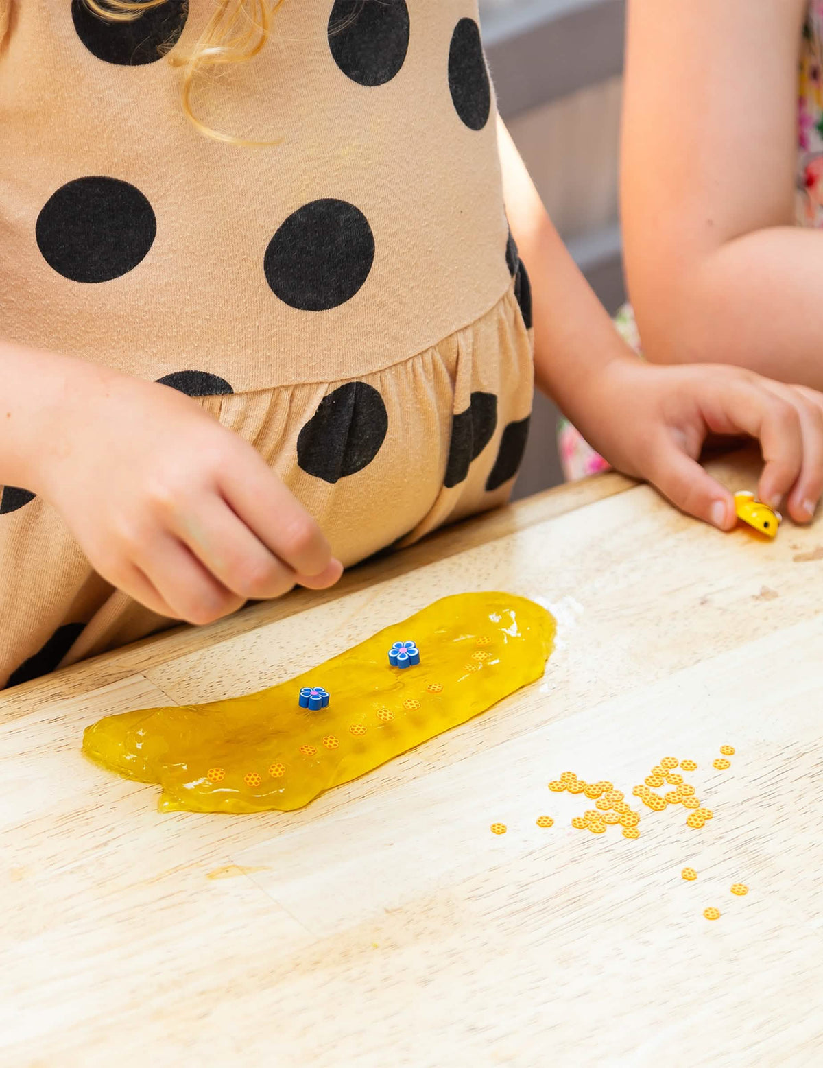 Slime de Mel com abelha