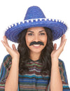 Sombrero mexicano azul adulto