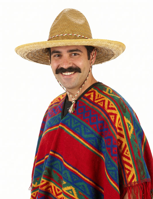 Sombrero mexicano amarelo adulto