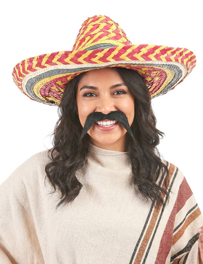 Sombrero mexicano colorido adulto