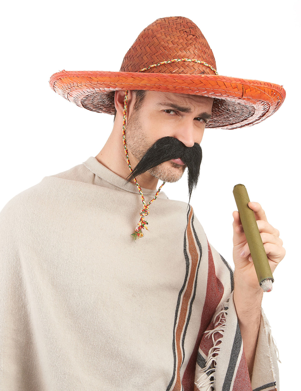 Sombrero mexicain pour adulte orange