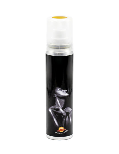 Spray corporal de purpurina amarela 75 ml