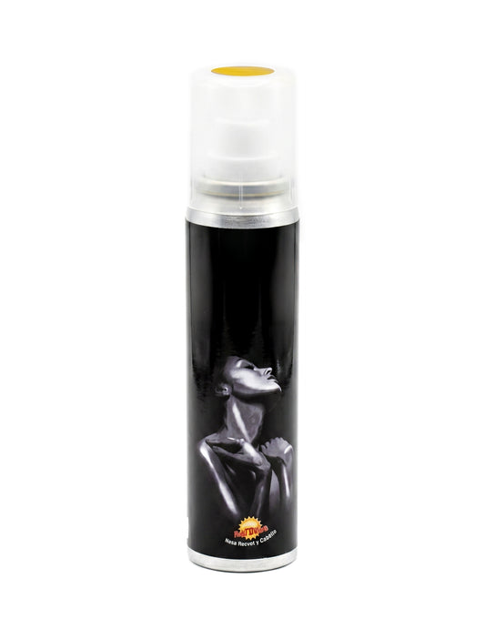 Spray corporal de purpurina amarela 75 ml