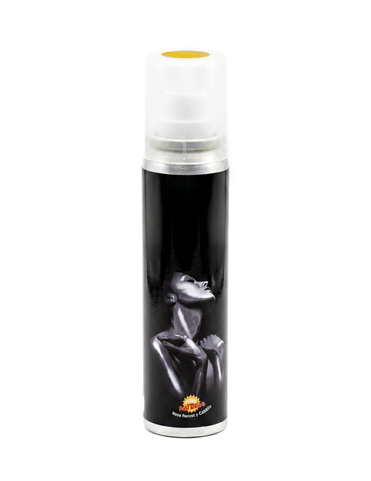 Spray corporal de purpurina amarela 75 ml