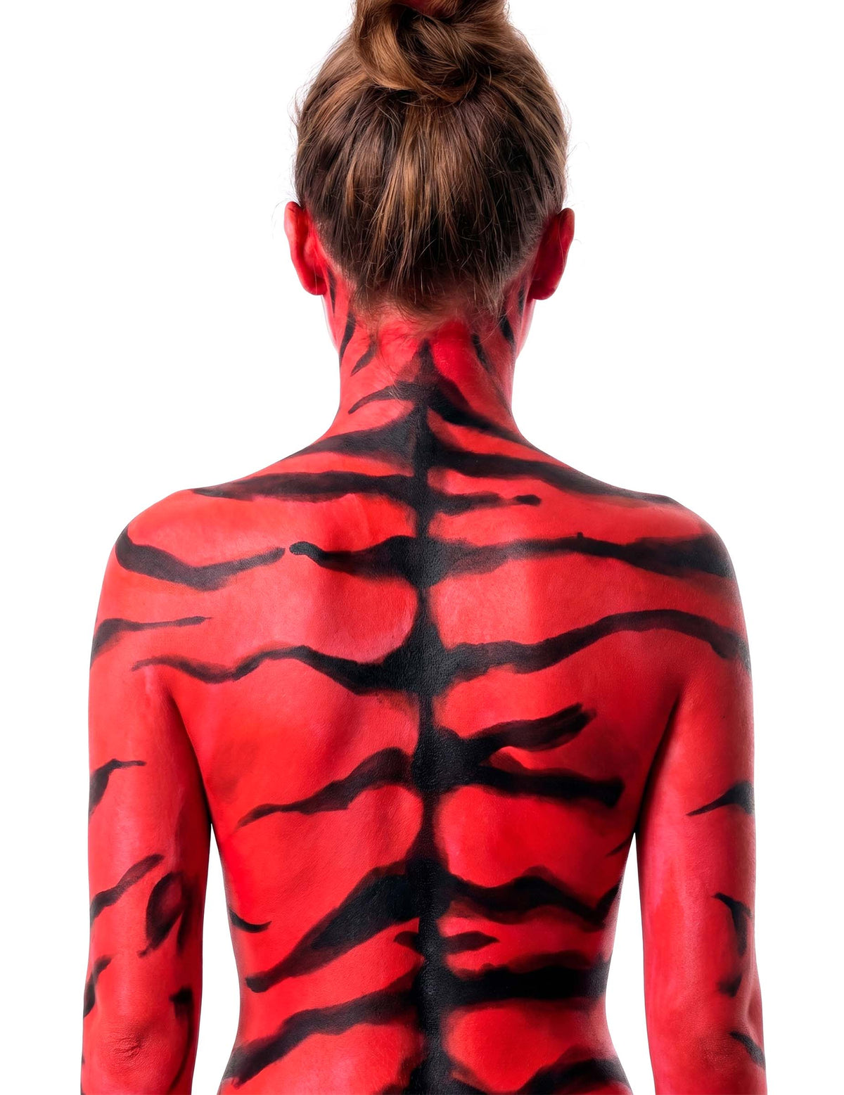 Spray para cabelos e corpo vermelho