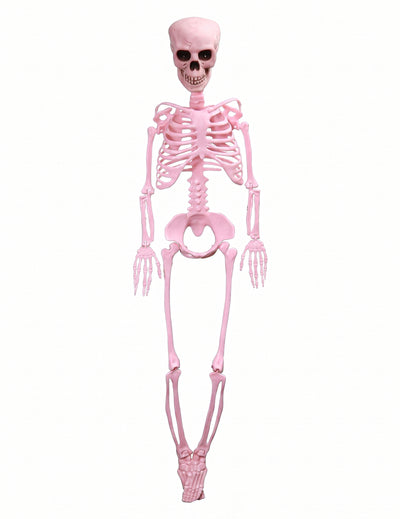 Esqueleto articulado cor-de-rosa Summerween 1 m