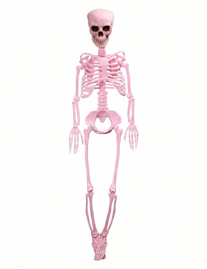 Esqueleto articulado cor-de-rosa Summerween 1 m