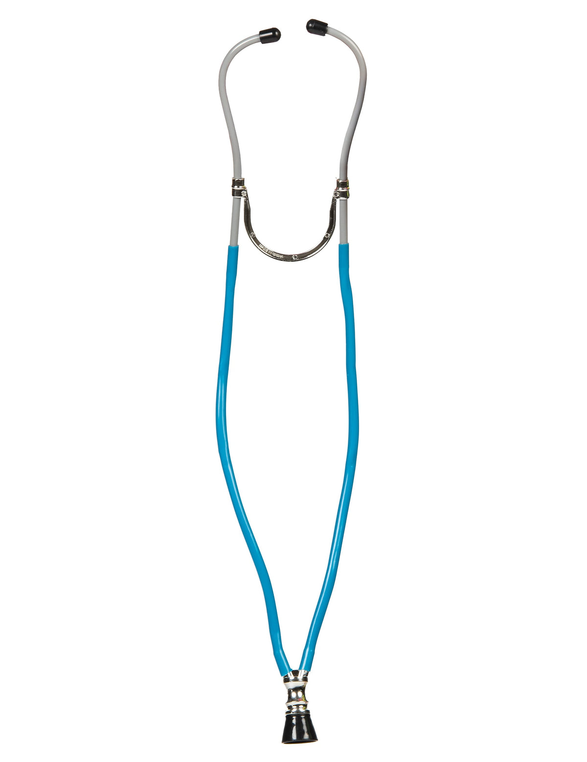 Vue de face du stéthoscope bleu pour adulte