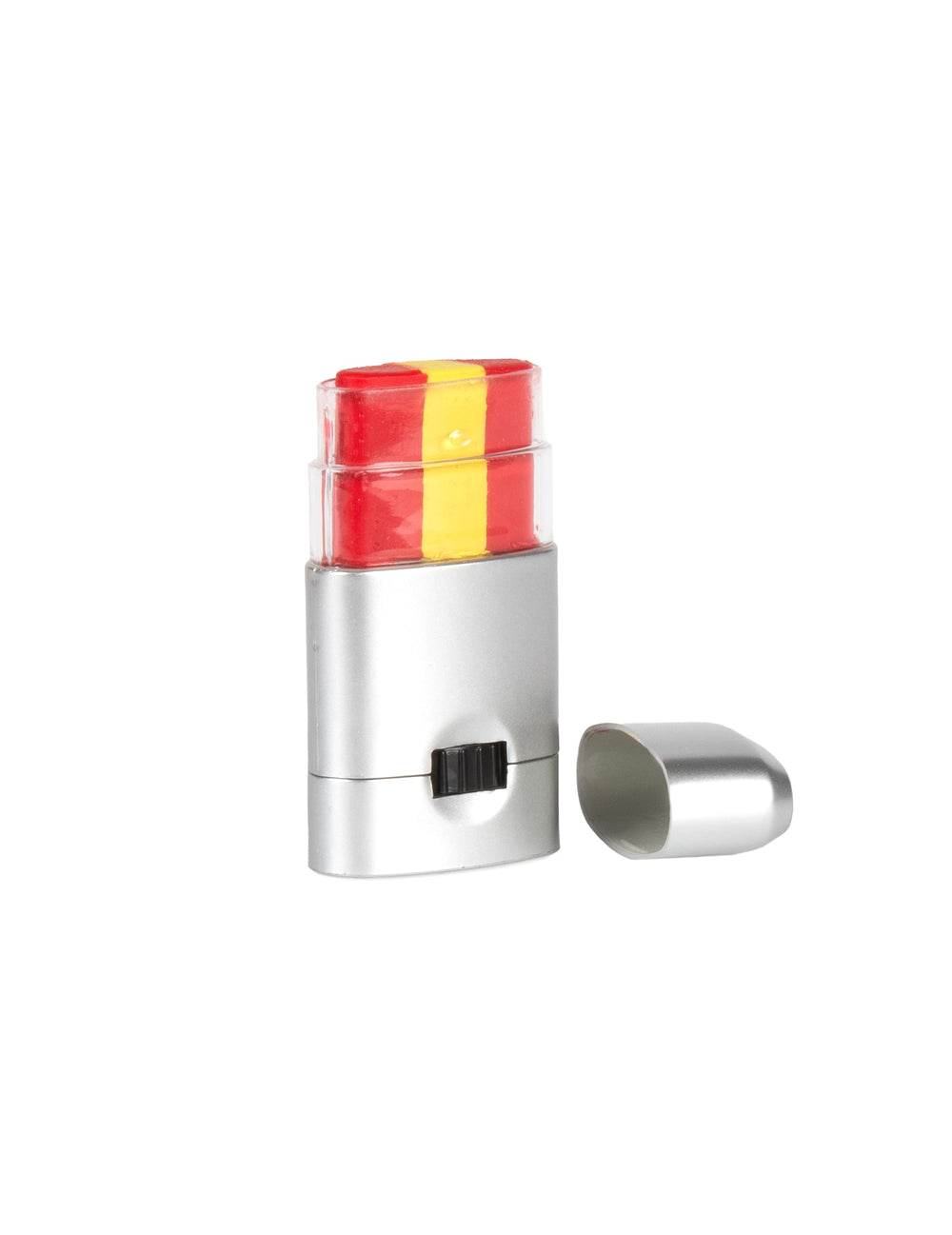 Stick de maquillage supporter Espagne pour adulte rouge et jaune
