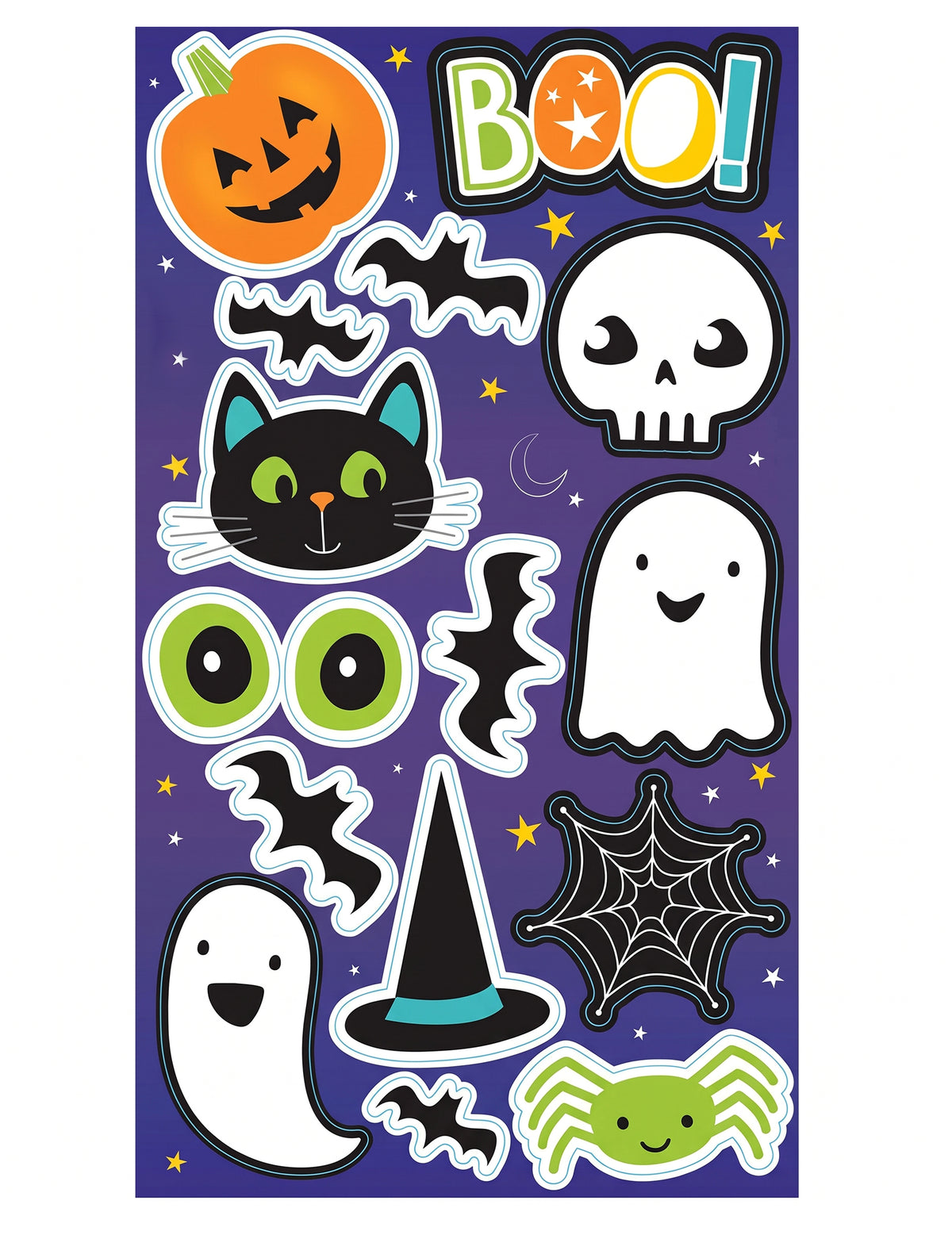 Adesivos para janela Halloween friends
