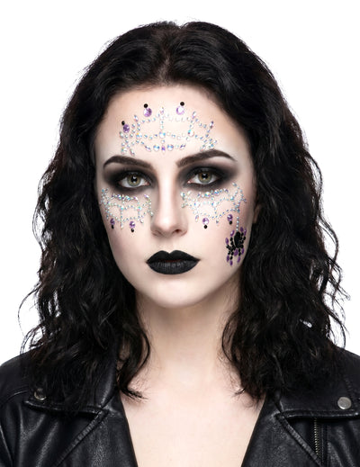 Adesivos de strass em forma de aranha para adultos