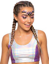 Strass adesivos rainha malvada preto e roxo