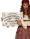 Tabuleiro Ouija em madeira 48 x 32 cm