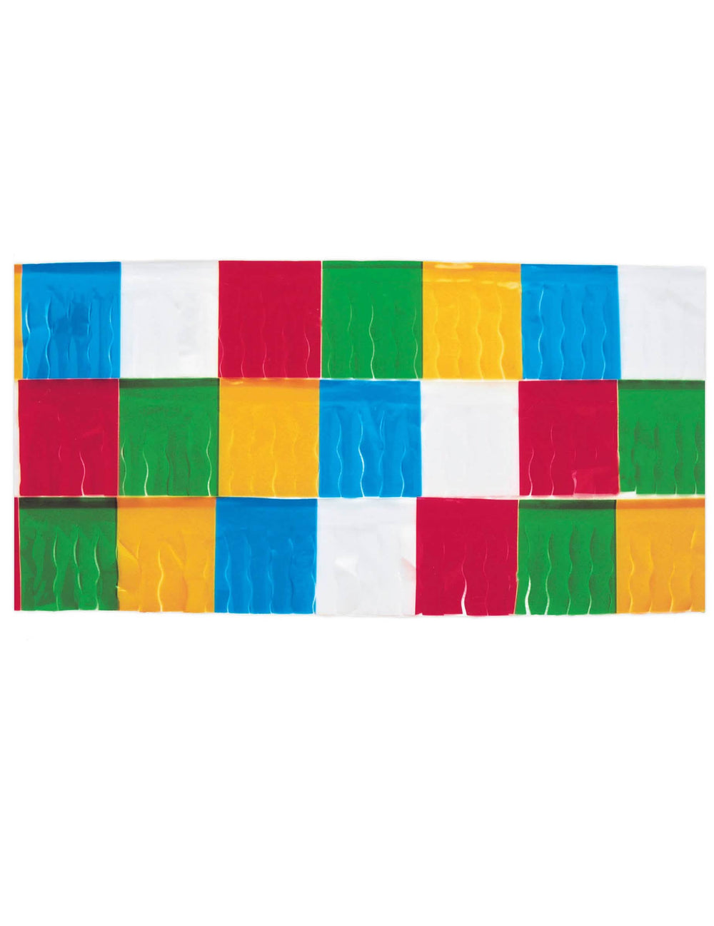 Borlas multicolor para decoração de 25 metros