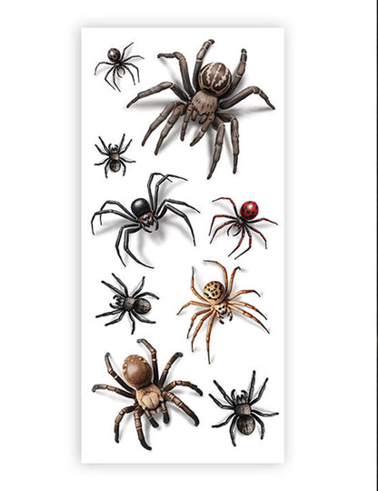 Tatuagens realistas de aranhas para adultos