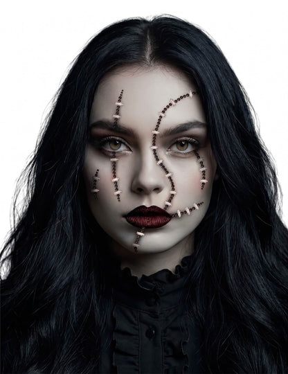 Tatuagens de cicatrizes falsas para adulto