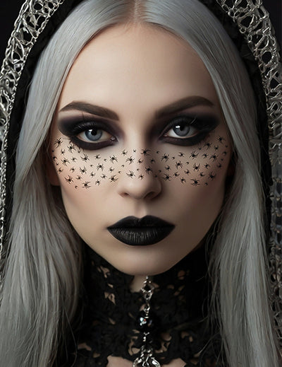 Tatuagens de sardas falsas de aranhas