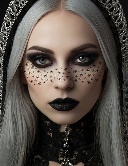 Tatuagens de sardas falsas de aranhas