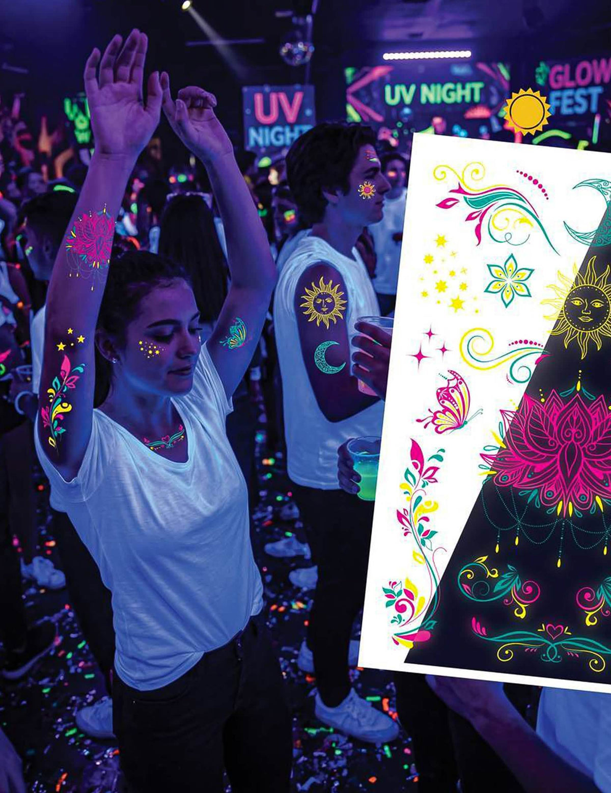 Tatuagens decorativas UV