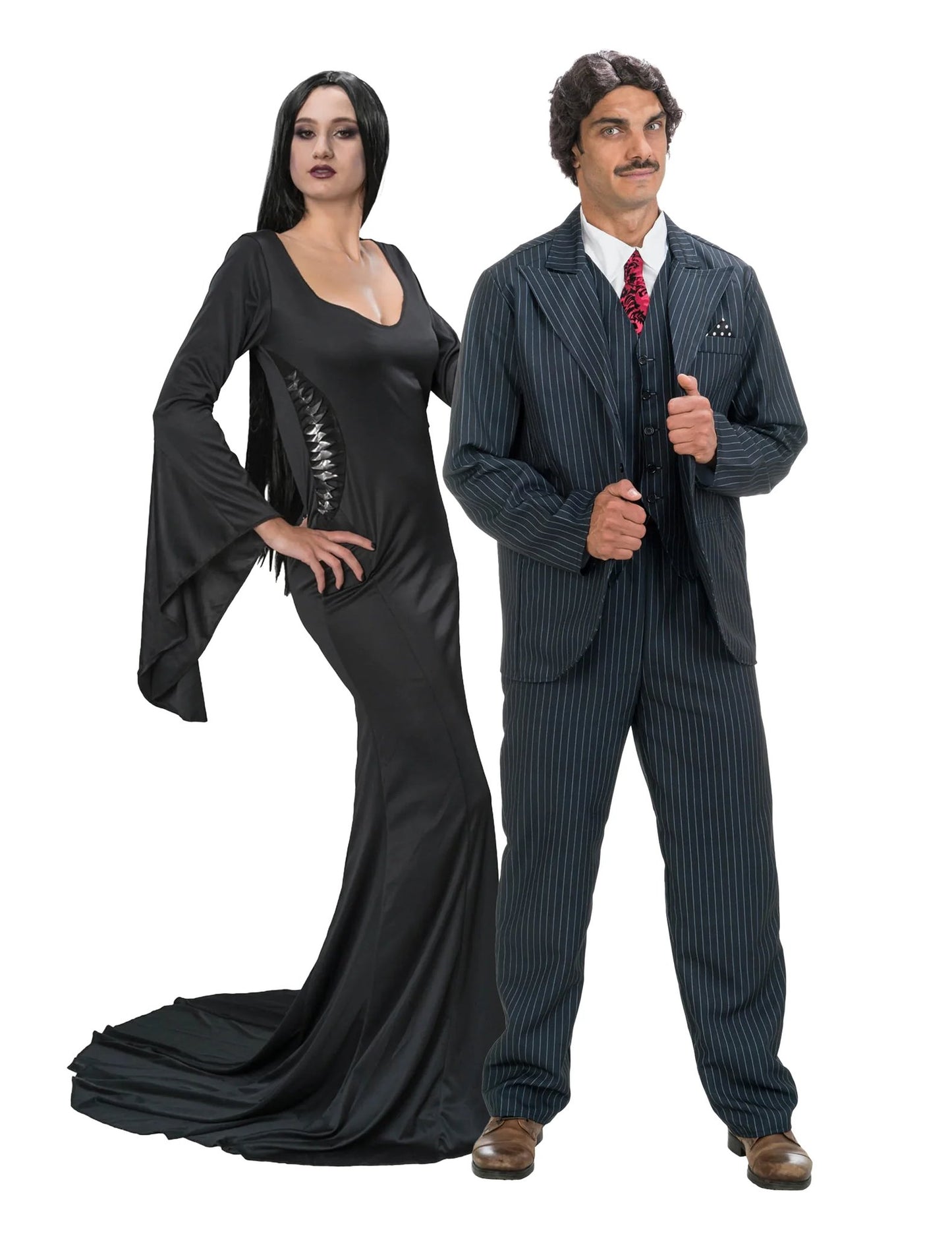 Fato de casal Gomez e Morticia Addams™ Wednesday para adultos