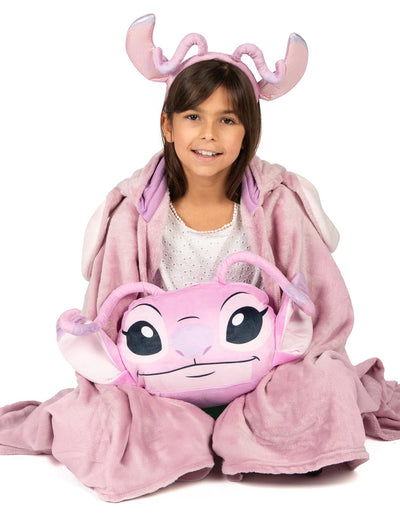 Conjunto de manta e travesseiro de lã Angel™