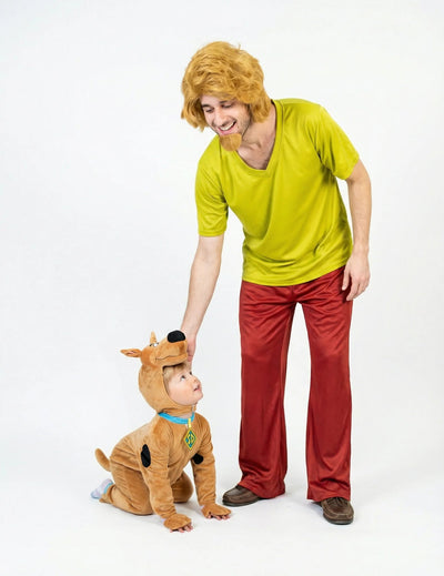 Fato de casal Shaggy™ e Scooby-Doo™ pai e filho