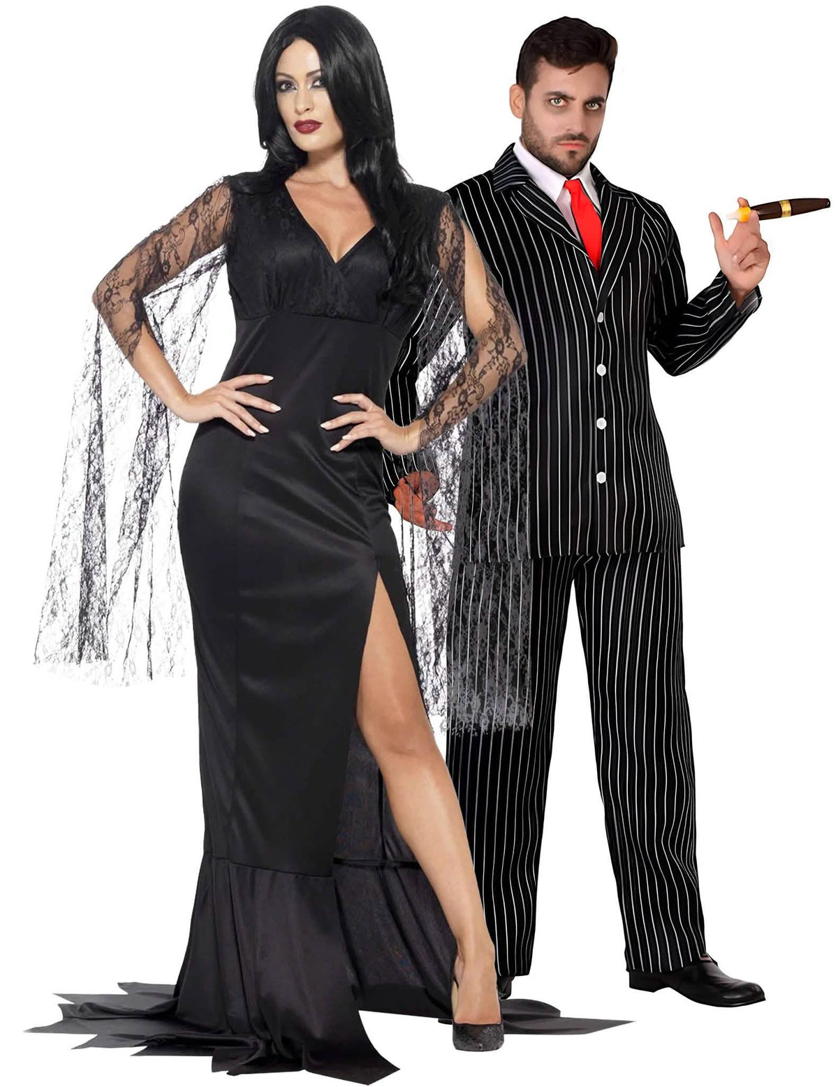 Fato macabro para casal, homem e mulher