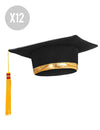12 capelos de diplomado para adulto