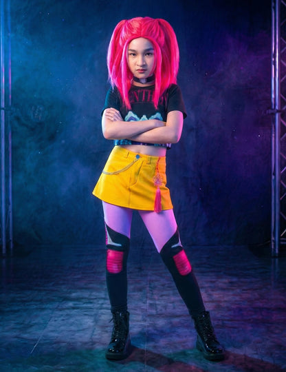 Fantasia de grupo Huntrix™ Kpop Demon Hunter™ para meninas