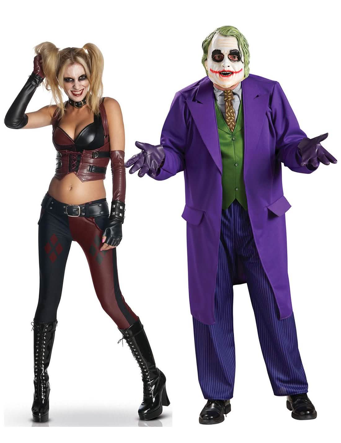 Disfarce de casal Harley Quinn e Joker™