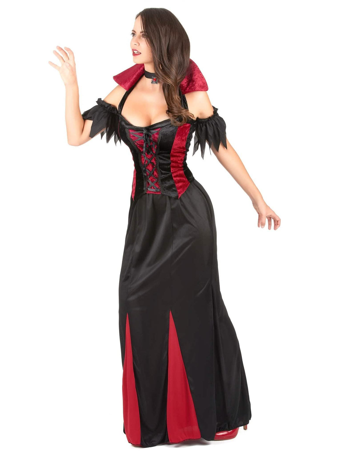Disfarce para casal vampiro de Halloween
