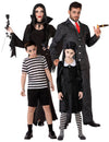 Disfarce de família gótico Halloween