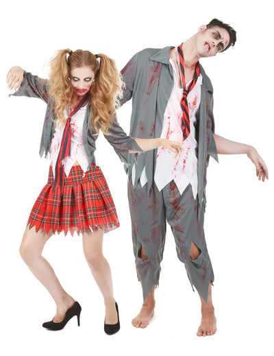 Disfarce de casal Zombie Halloween