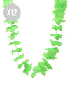 12 Colares Havaianos verdes para adulto