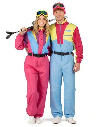 Disfarce de casal fatos de esqui vintage adulto