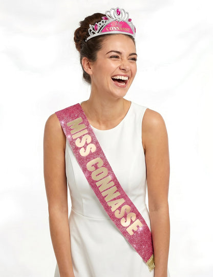 Set acessórios Miss Antipática faixa e diadema