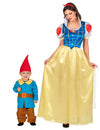 Disfarce de casal mãe e filho princesa e anão