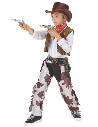 Disfarce de cowboys para a família