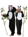 Disfarce de casal panda adulto