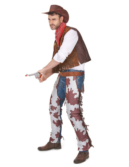 Disfarce cowboy casal pai e filho
