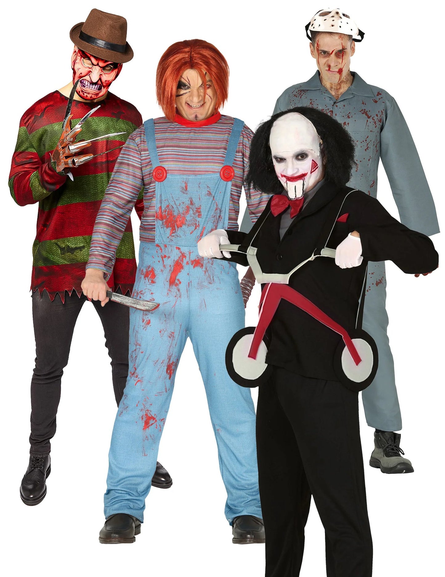 Fato de grupo serial killer para adultos Halloween