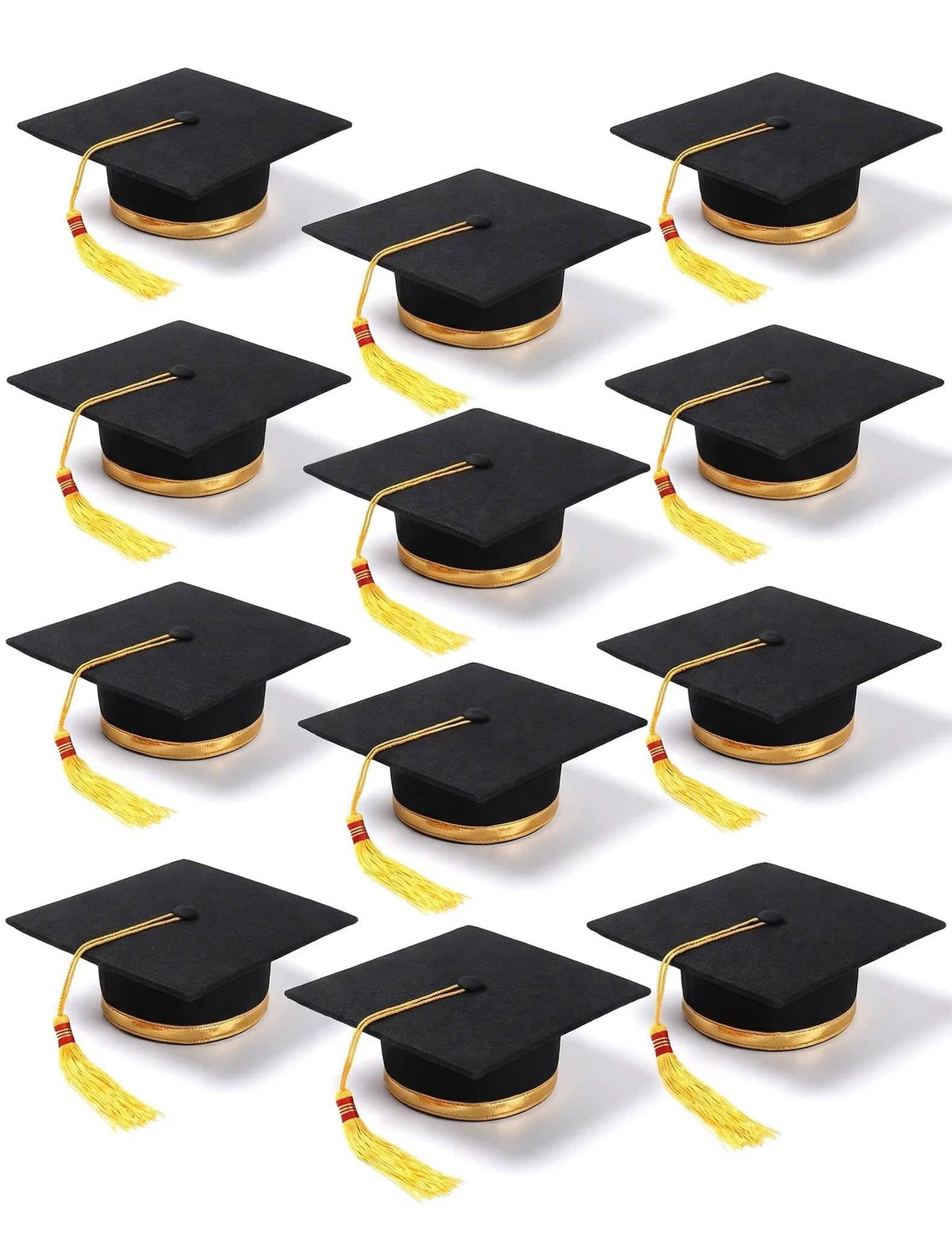 12 capelos de diplomado para adulto