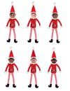 Grupo de 6 duendes brincalhões de Natal