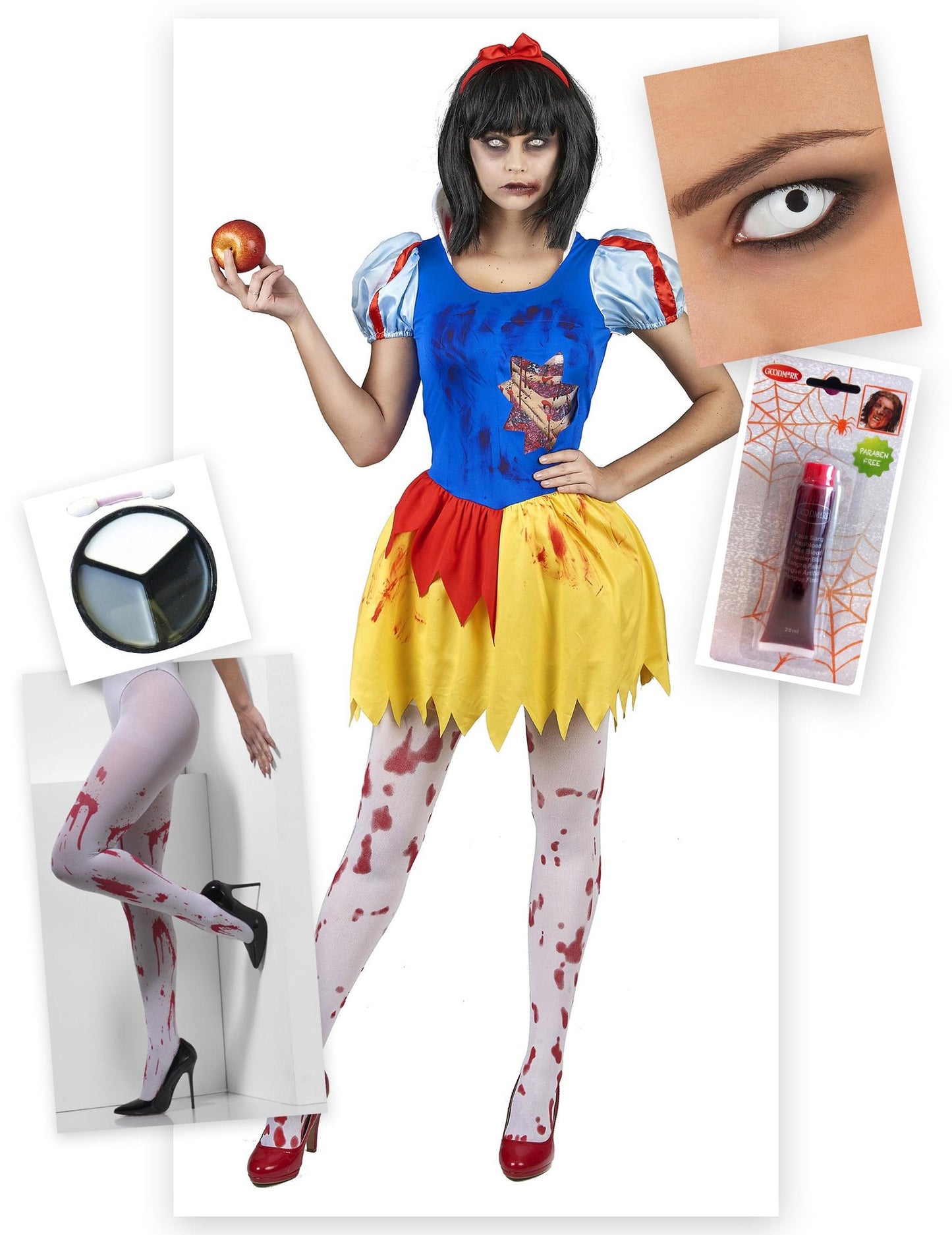 Pack disfarce princesa envenenada Halloween