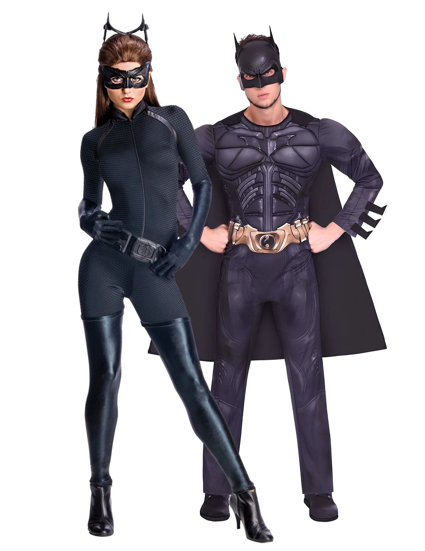 Fato de casal Batman™ e Catwoman™ para adulto
