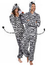 Disfarce de casal zebra para adulto