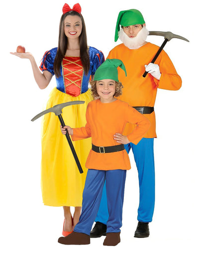 Fantasia de casal de conto de fadas em família