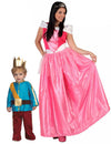 Disfarce de casal princesa e príncipe mãe e filho